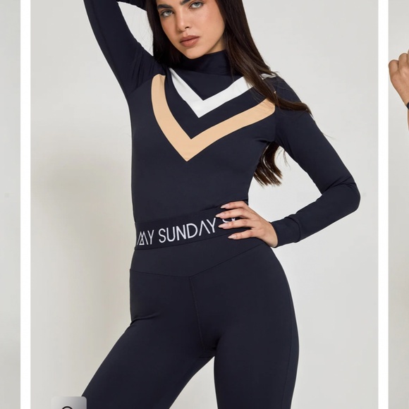 My Sunday Ski chevron base layer set - Picture 1 of 3